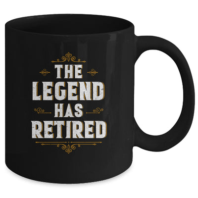 The Legend Has Retired Retirement Gifts For Men Women 2022 Mug Coffee Mug | Teecentury.com