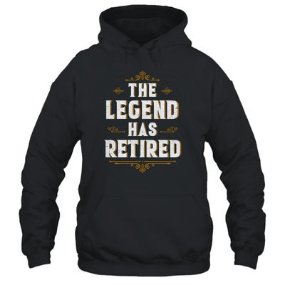 The Legend Has Retired Retirement Gifts For Men Women 2022 T-Shirt & Hoodie | Teecentury.com