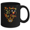 The Turkey Aint The Only Thing In The Oven Turkey Pregnancy Mug Coffee Mug | Teecentury.com