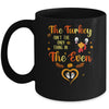 The Turkey Aint The Only Thing In The Oven Turkey Pregnancy Mug Coffee Mug | Teecentury.com