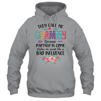 They Call Me Grammy Because Partner In Crime Mothers Day T-Shirt & Tank Top | Teecentury.com