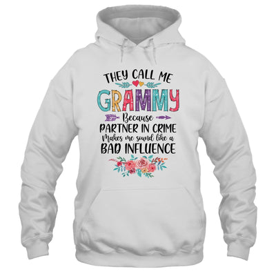 They Call Me Grammy Because Partner In Crime Mothers Day T-Shirt & Tank Top | Teecentury.com