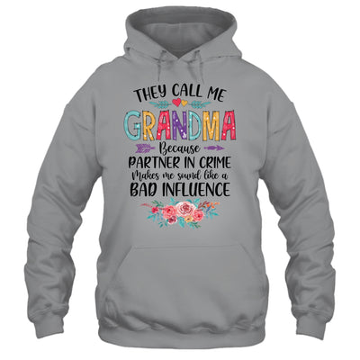 They Call Me Grandma Because Partner In Crime Mothers Day T-Shirt & Tank Top | Teecentury.com