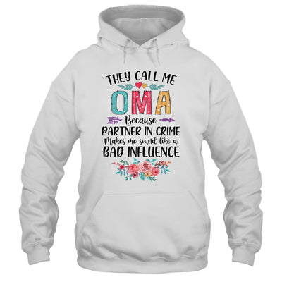 They Call Me Oma Because Partner In Crime Mothers Day T-Shirt & Tank Top | Teecentury.com