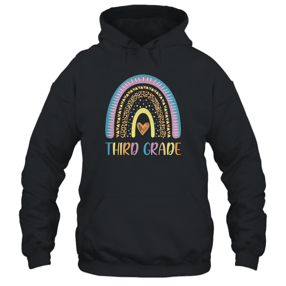 Third Grade Rainbow Leopard Girls Teacher Team 3rd Grade T-Shirt & Tank Top | Teecentury.com
