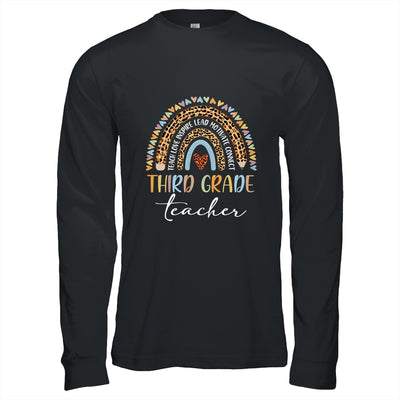 Third Grade Teacher Leopard Rainbow Teacher Team 3rd Grade T-Shirt & Hoodie | Teecentury.com