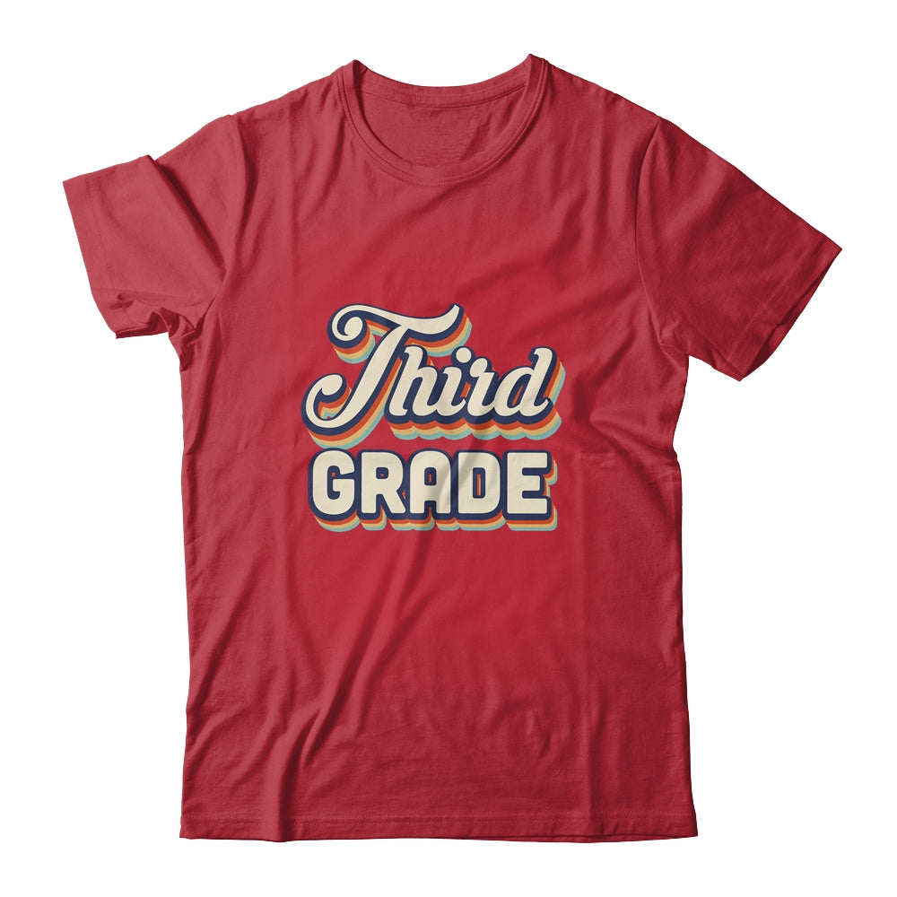 Third Grade Teacher Retro Vintage 3rd Grade Teacher Team T-Shirt & Hoodie | Teecentury.com