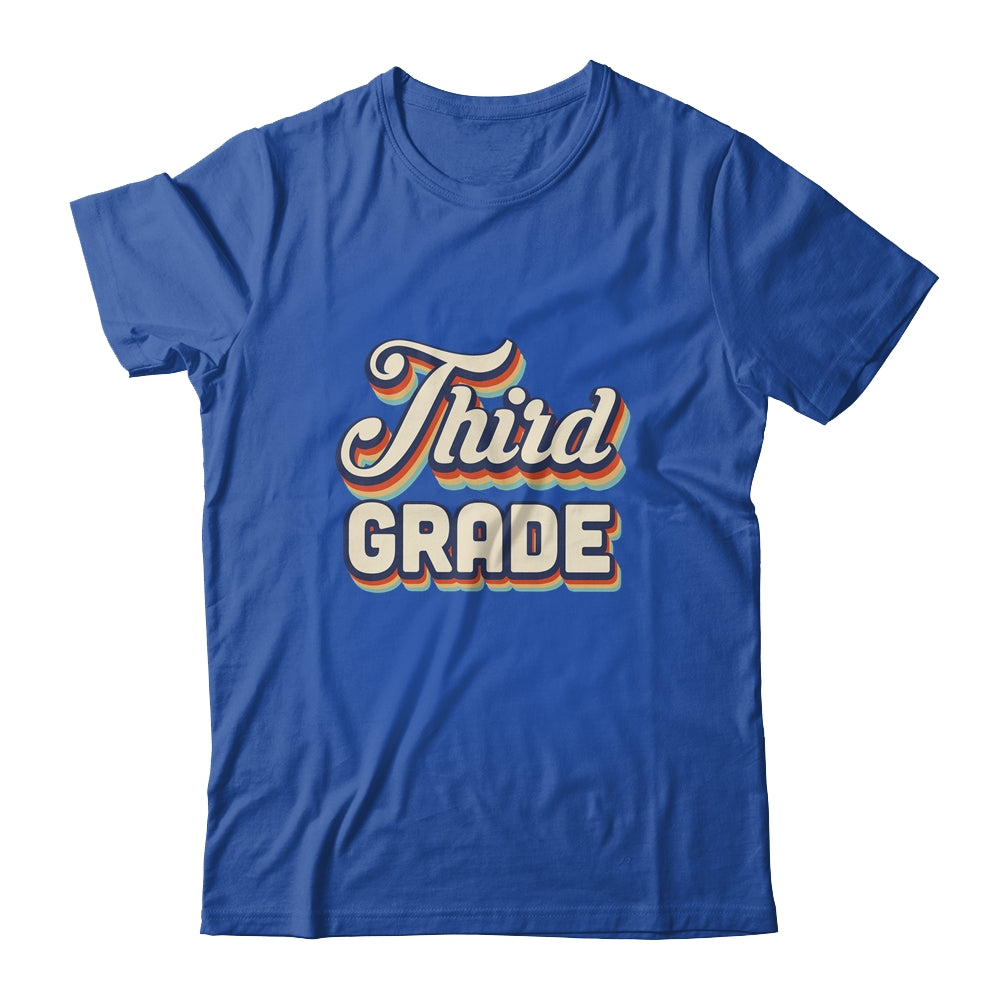 Third Grade Teacher Retro Vintage 3rd Grade Teacher Team T-Shirt & Hoodie | Teecentury.com