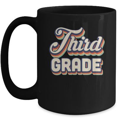 Third Grade Teacher Retro Vintage 3rd Grade Teacher Team Mug Coffee Mug | Teecentury.com