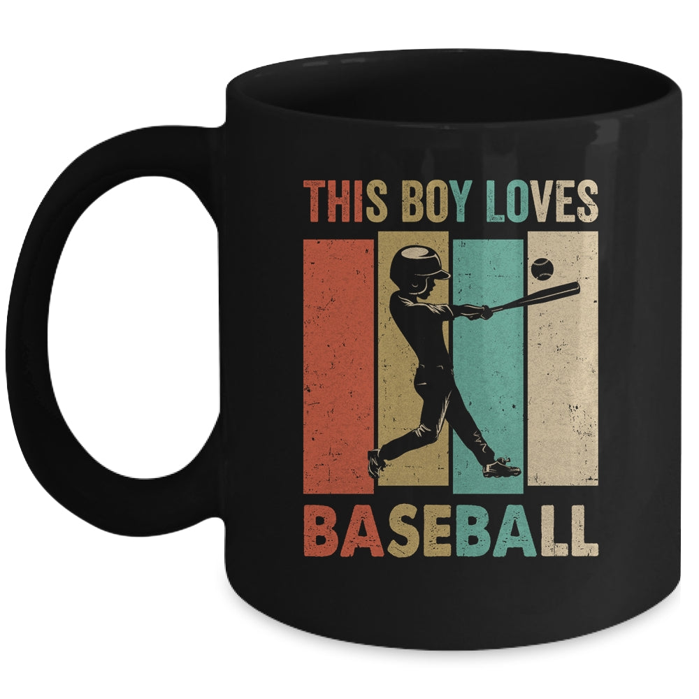 This Boy Loves Baseball Boys Soccer Player Vintage Mug | teecentury