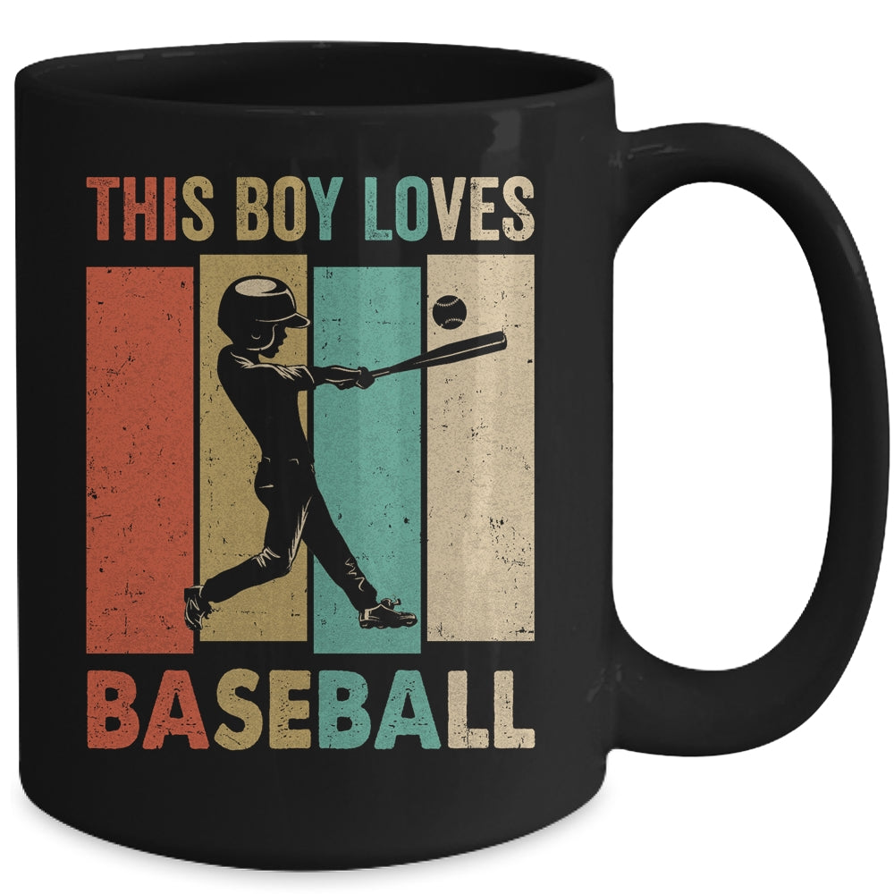 This Boy Loves Baseball Boys Soccer Player Vintage Mug | teecentury