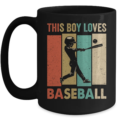 This Boy Loves Baseball Boys Soccer Player Vintage Mug | teecentury