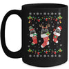 This Christmas Pajama Black Cat In Socks Mug Coffee Mug | Teecentury.com