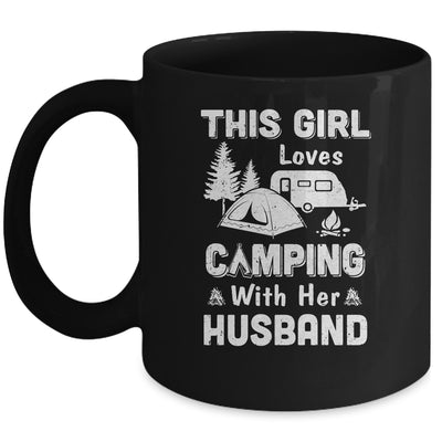 This Girl Loves Camping With Her Husband Camping Mug Coffee Mug | Teecentury.com