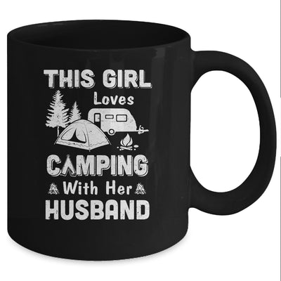 This Girl Loves Camping With Her Husband Camping Mug Coffee Mug | Teecentury.com