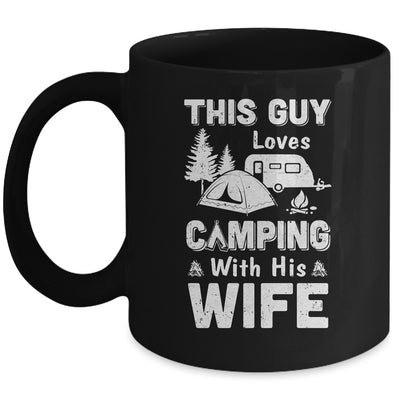 This Guy Loves Camping With His Wife Camping Mug Coffee Mug | Teecentury.com