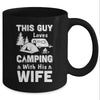 This Guy Loves Camping With His Wife Camping Mug Coffee Mug | Teecentury.com