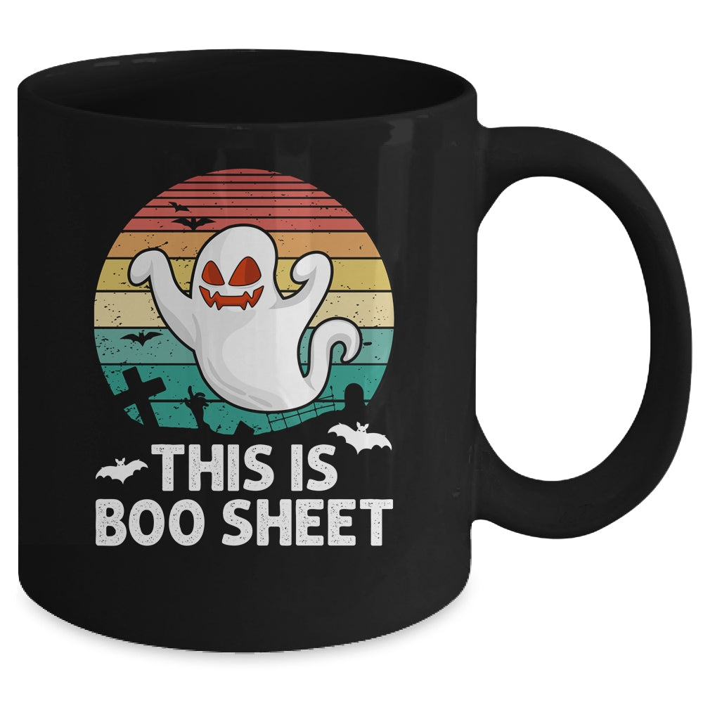 This Is Boo Sheet Ghost Halloween Costume Men Women Retro Mug | teecentury