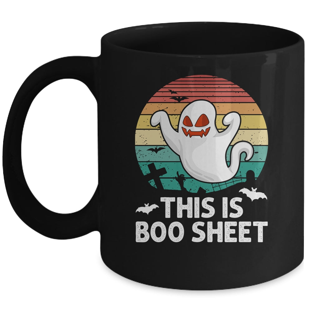 This Is Boo Sheet Ghost Halloween Costume Men Women Retro Mug | teecentury