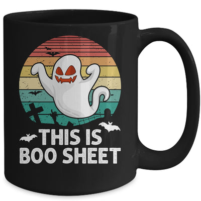 This Is Boo Sheet Ghost Halloween Costume Men Women Retro Mug | teecentury