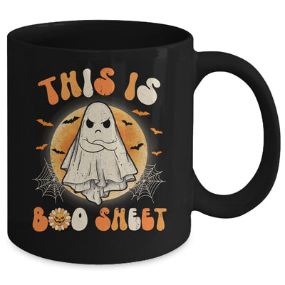 This Is Boo Sheet Ghost Retro Halloween Costume Funny Mug | teecentury