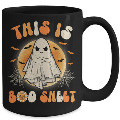 This Is Boo Sheet Ghost Retro Halloween Costume Funny Mug | teecentury