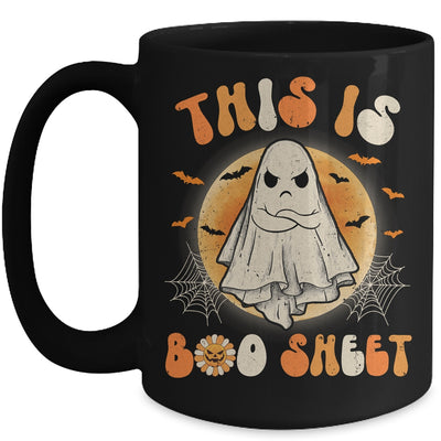 This Is Boo Sheet Ghost Retro Halloween Costume Funny Mug | teecentury