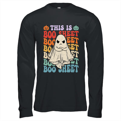 This Is Boo Sheet Ghost Retro Halloween Costume Groovy Shirt & Hoodie | teecentury