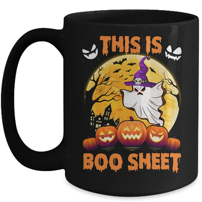 This Is Boo Sheet Ghost Retro Halloween Costume Men Women Mug | teecentury