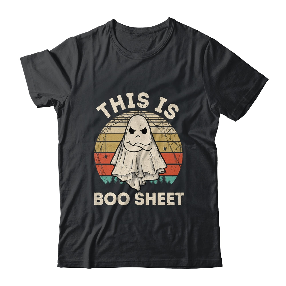 This Is Boo Sheet Ghost Retro Halloween Costume Women Men Shirt & Hoodie | teecentury