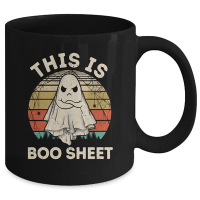This Is Boo Sheet Ghost Retro Halloween Costume Women Men Mug | teecentury