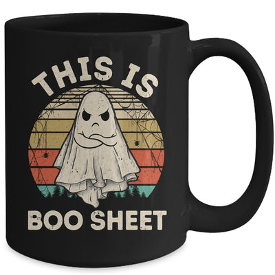 This Is Boo Sheet Ghost Retro Halloween Costume Women Men Mug | teecentury