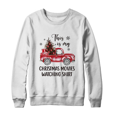 This Is My Christmas Movie Watching Vintage Truck T-Shirt & Sweatshirt | Teecentury.com
