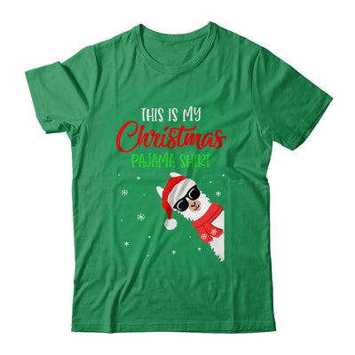 This Is My Christmas Pajama Alpaca Llama Funny T-Shirt & Sweatshirt | Teecentury.com