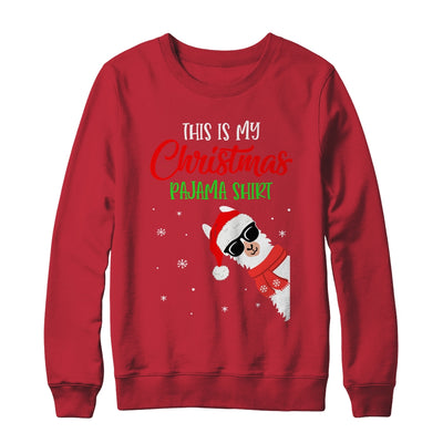 This Is My Christmas Pajama Alpaca Llama Funny T-Shirt & Sweatshirt | Teecentury.com