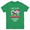 This Is My Christmas Pajama Santa Hat Gamer Video Game Youth Youth Shirt | Teecentury.com