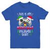 This Is My Christmas Pajama Santa Hat Gamer Video Game Youth Youth Shirt | Teecentury.com