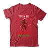 This Is My Christmas Pajama Shirt Bigfoot Red Plaid T-Shirt & Sweatshirt | Teecentury.com