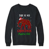 This Is My Christmas Pajama Shirt Elephant Red Plaid T-Shirt & Sweatshirt | Teecentury.com