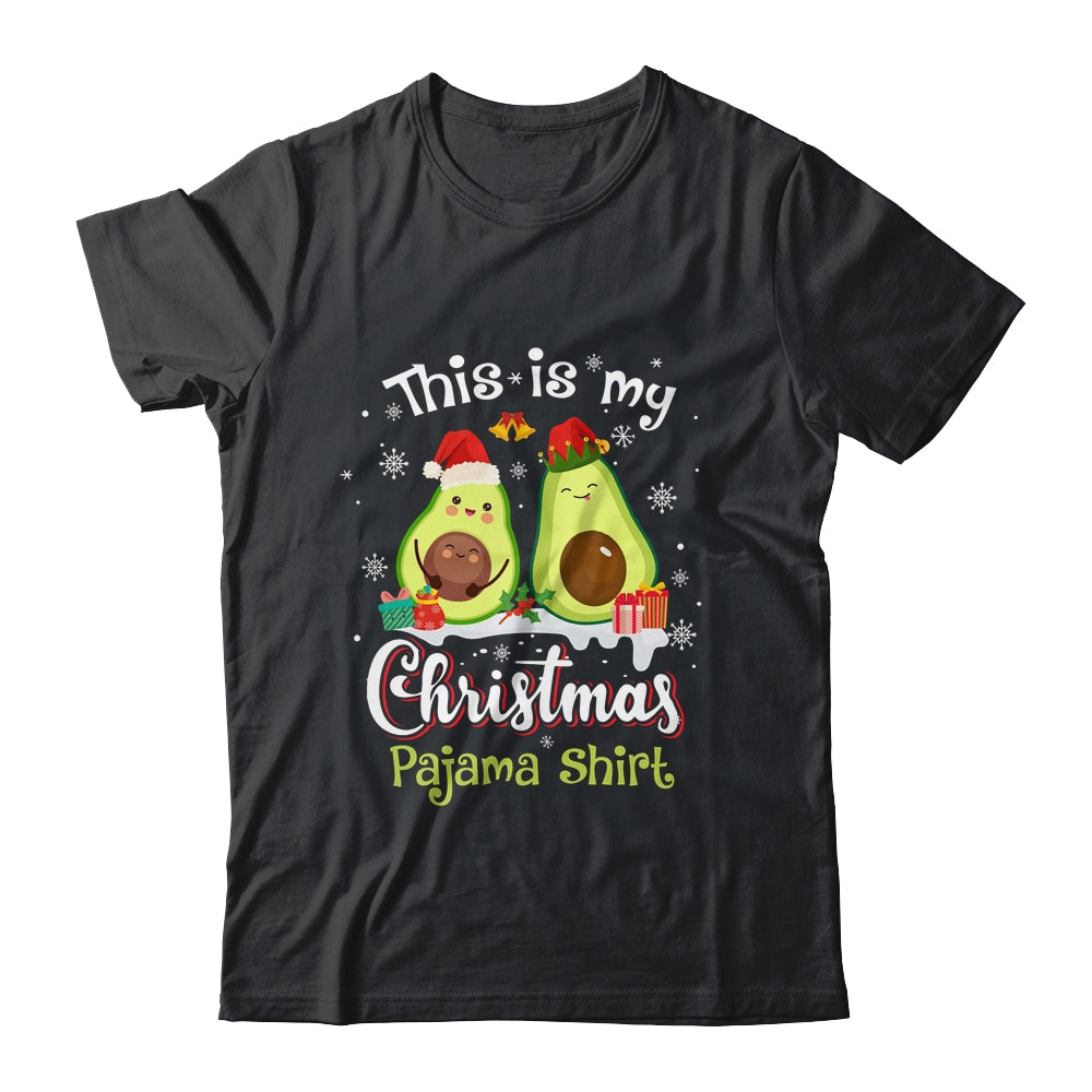 This Is My Christmas Pajama Shirt Funny Avocado Xmas Gift T-Shirt & Sweatshirt | Teecentury.com