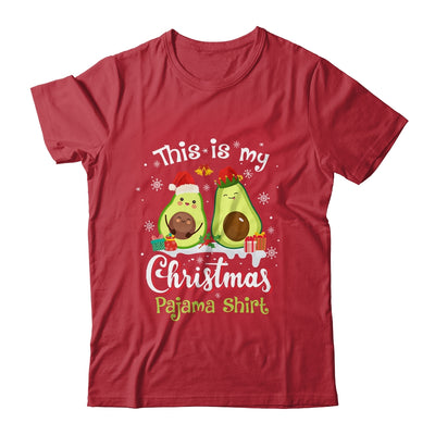 This Is My Christmas Pajama Shirt Funny Avocado Xmas Gift T-Shirt & Sweatshirt | Teecentury.com