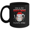 This Is My Christmas Pajama Shirt Gift For Baseball Lover Mug Coffee Mug | Teecentury.com