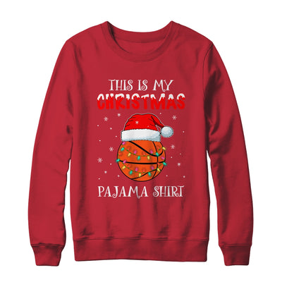 This Is My Christmas Pajama Shirt Gift For Basketball Lover T-Shirt & Sweatshirt | Teecentury.com