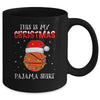 This Is My Christmas Pajama Shirt Gift For Basketball Lover Mug Coffee Mug | Teecentury.com