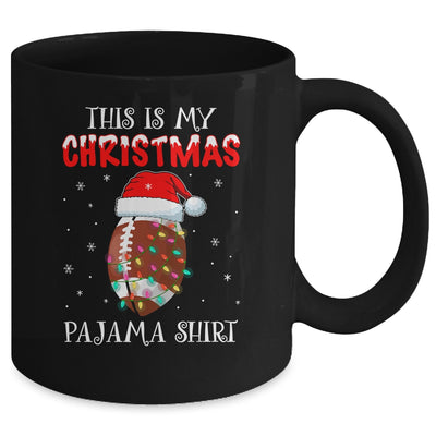 This Is My Christmas Pajama Shirt Gift For Football Lover Mug Coffee Mug | Teecentury.com