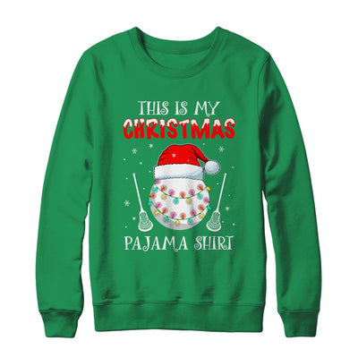 This Is My Christmas Pajama Shirt Gift For Lacrosse Lover T-Shirt & Sweatshirt | Teecentury.com