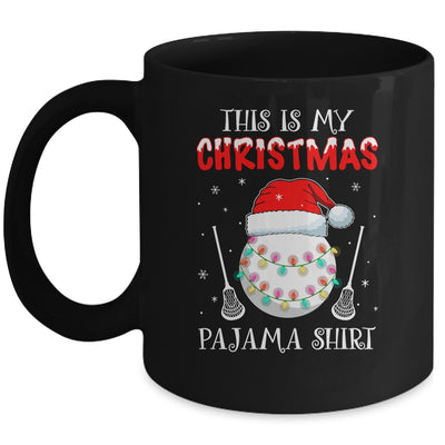 This Is My Christmas Pajama Shirt Gift For Lacrosse Lover Mug Coffee Mug | Teecentury.com