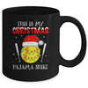 This Is My Christmas Pajama Shirt Gift For Softball Lover Mug Coffee Mug | Teecentury.com