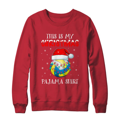 This Is My Christmas Pajama Shirt Gift For Volleyball Lover T-Shirt & Sweatshirt | Teecentury.com