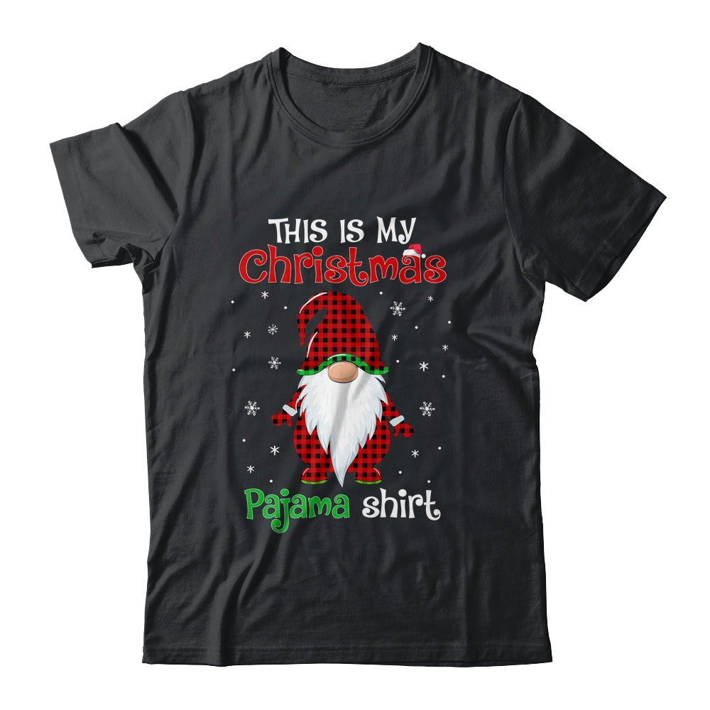 This Is My Christmas Pajama Shirt Gnome Christmas Red Plaid T-Shirt & Sweatshirt | Teecentury.com